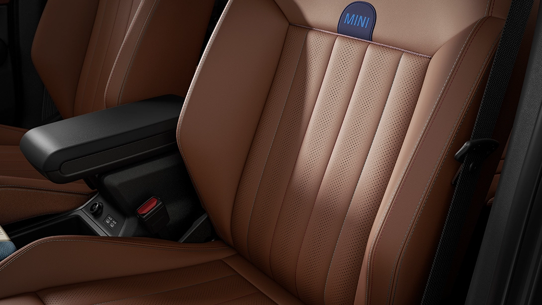 MINI countryman – interieur – bekleding bruin